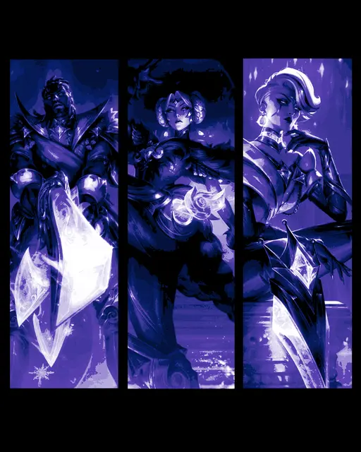 HueForge model: Fan art in Hueforge - League of Legends friends and enemies - Bookmark set 2  by BooneCo3d