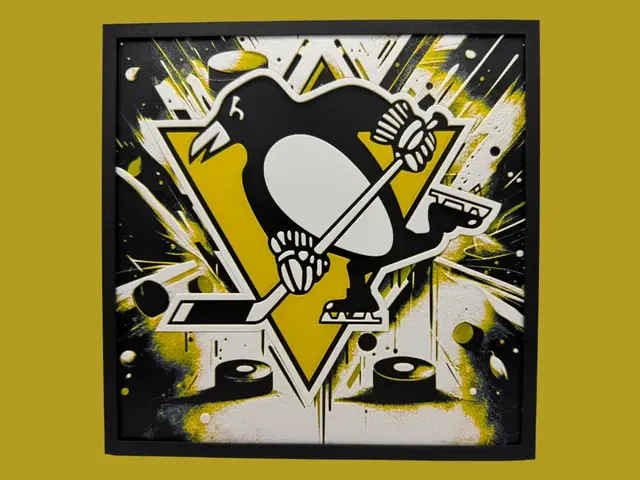 HueForge model: Pittsburgh Penguins - Series 2 - NHL Hueforge by Canadian Gamer