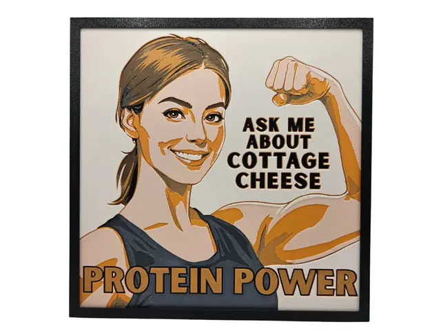 HueForge model: Protein Power Girl by BusyKikiBee