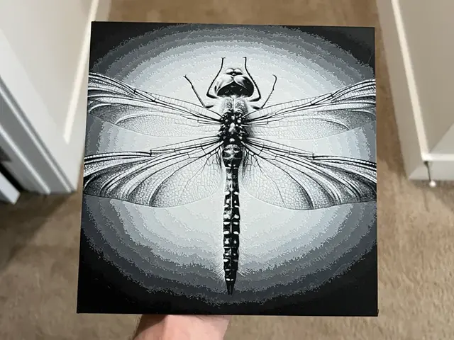 HueForge model: Reverse Dragonfly Art Hueforge by RP47 Designs