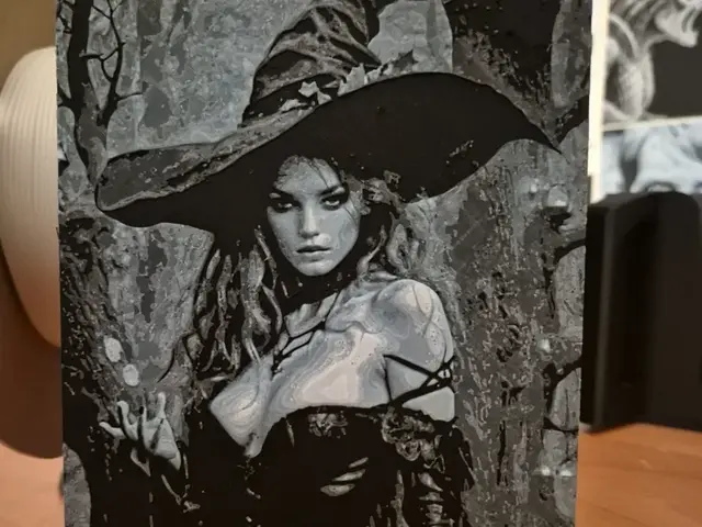HueForge model: witch beauty hueforge by Buntsta