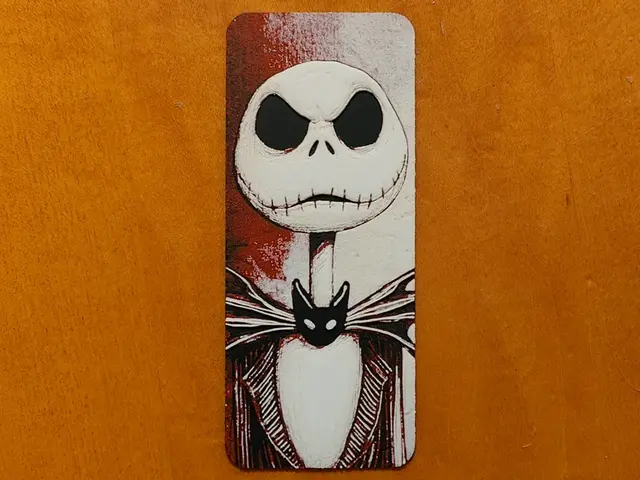 HueForge model: Jack Skellington Bookmark - Halloween by Sarge