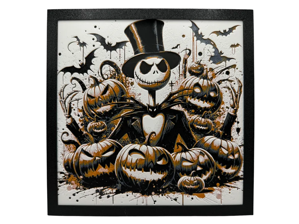 Jack Skellington - Halloween Pumpkins by Canadian Gamer HueForge model: Jack Skellington - Halloween Pumpkins by Canadian Gamer