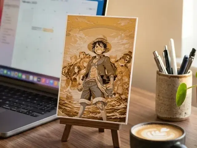 HueForge model: One Piece Luffy Sunset - HueForge by keko