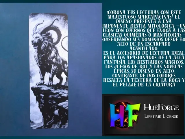 HueForge model: Bookmark Mythical Beast  (Quimera) by FYTY112