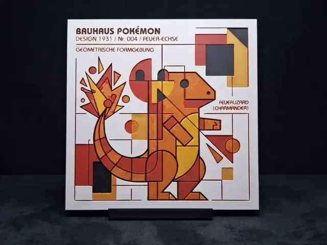 HueForge model: Bauhaus Charmander - Hueforge by LED