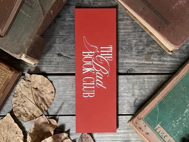HueForge model: The Bad Book Club Bookmark by The SkyLab 3D