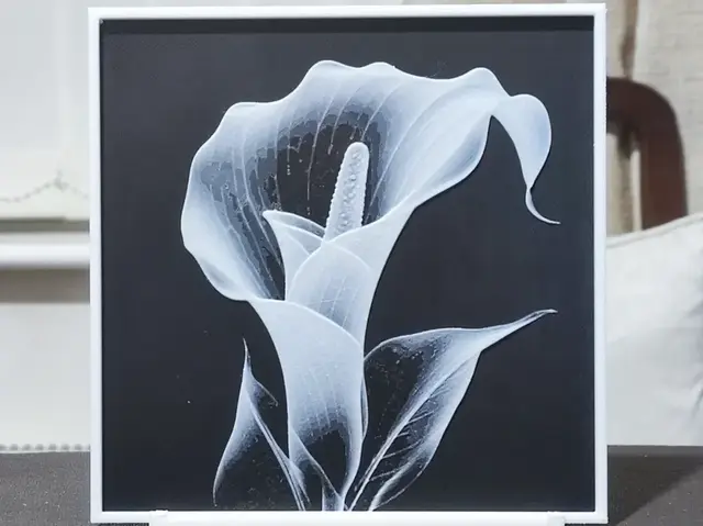 HueForge model: Calla Lily - HueForge 2 Color by BoDad