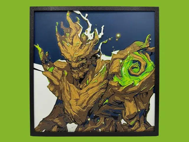 HueForge model: Groot - Marvel Rivals by Canadian Gamer