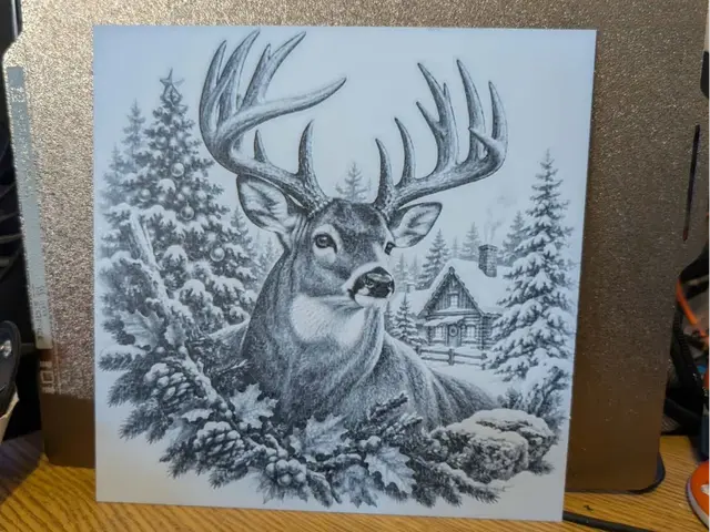 Christmas Deer - hueforge