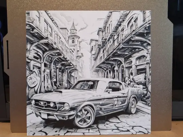 HueForge model: Ford Mustang 1967 fast back - Hueforge by 3dGlow