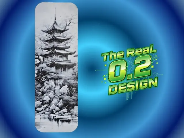 HueForge model: Japan Temple Bookmark 0.2 and 0.4 by Atrus Design