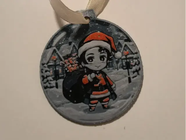 Christmas ornament hueforge Demon slayer