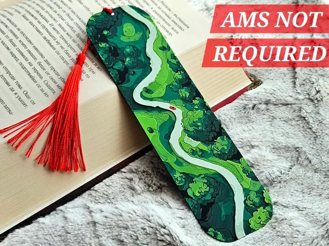 HueForge model: Road Trippin - Bookmark by C3D