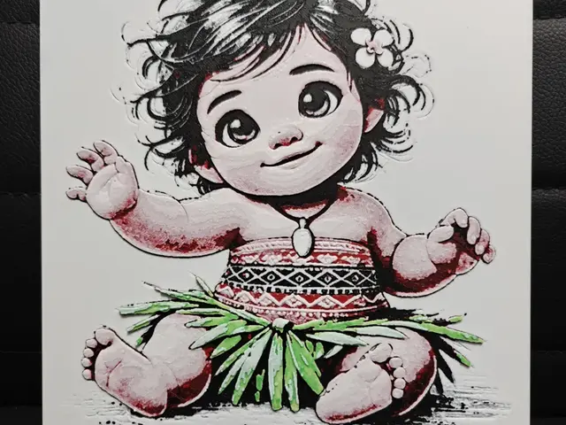 HueForge model: Baby Moana by TheHueforgeLady