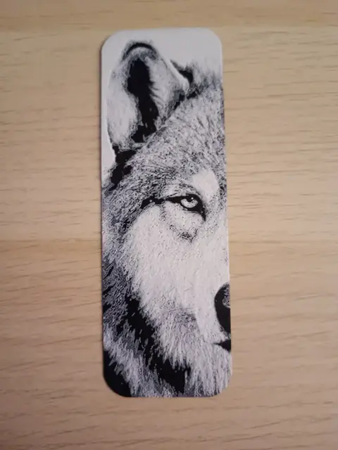 HueForge model: Wolf Bookmark by Atrus Design