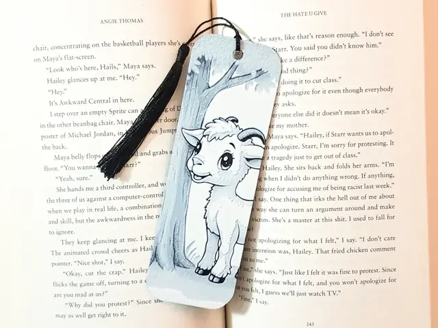 HueForge model: Baby Goat Bookmark, Hueforge by Dame Jo