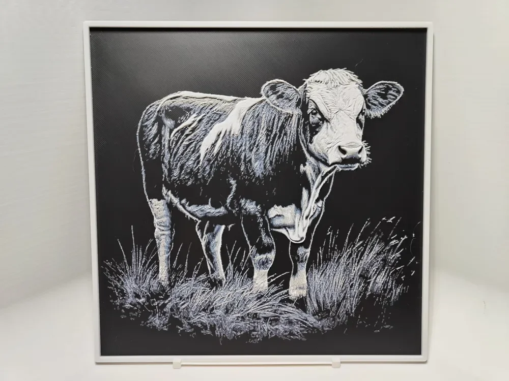 Cow - Hueforge by BeaN HueForge model: Cow - Hueforge by BeaN