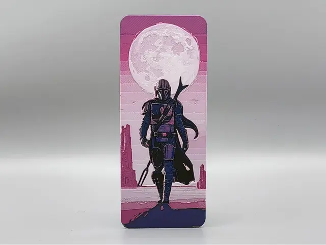HueForge model: The Mandalorian Bookmark by Sarge