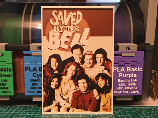 HueForge model: Saved by the Bell Poster - Hueforge Art by Lumpy3D