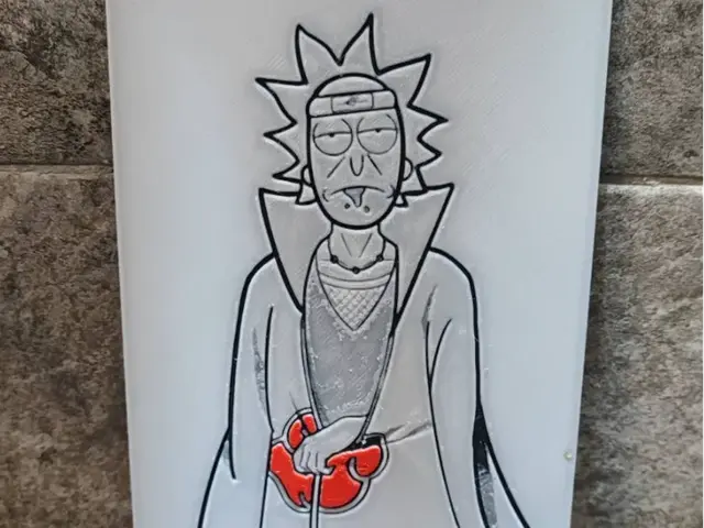 HueForge model: The Real Uchiha by Garuda3D