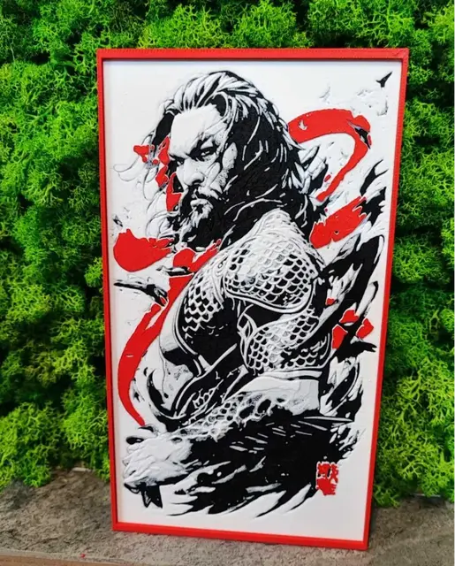 HueForge model: Aquaman Japan by Garuda3D