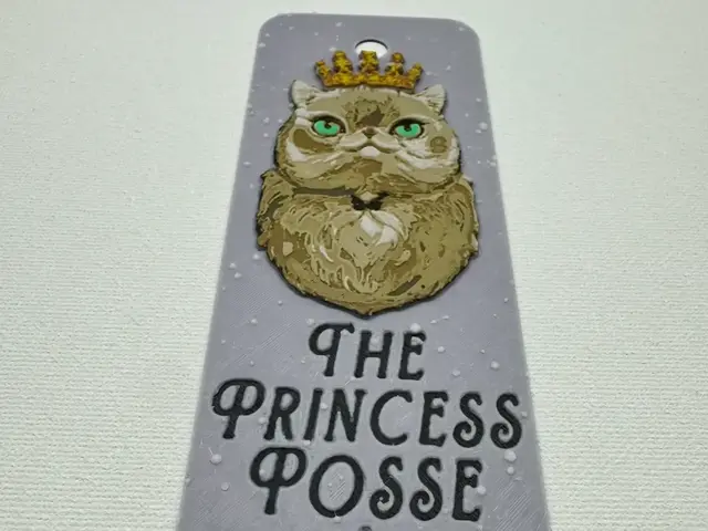 HueForge model: Princess Donut - The Princess Posse Bookmark by zombeh