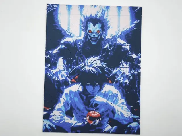 HueForge model: Death note with backlight effect by Altf4-Formation