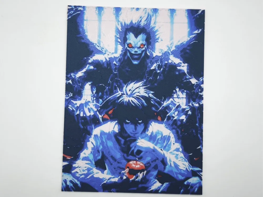 Death note with backlight effect by Altf4-Formation - HueForge Model ...