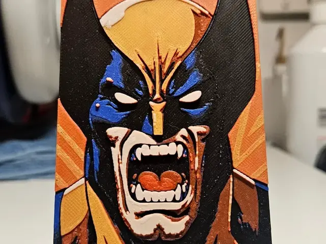 HueForge model: Wolverine Scream by Mano's 3d_Art