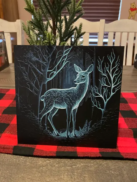HueForge model: Doe Patronus by Cloudy Nostalgia