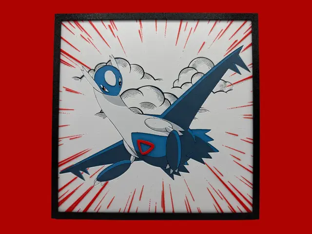 HueForge model: Latios by Canadian Gamer