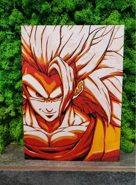 HueForge model: Epic Saiyan 3 by Garuda3D