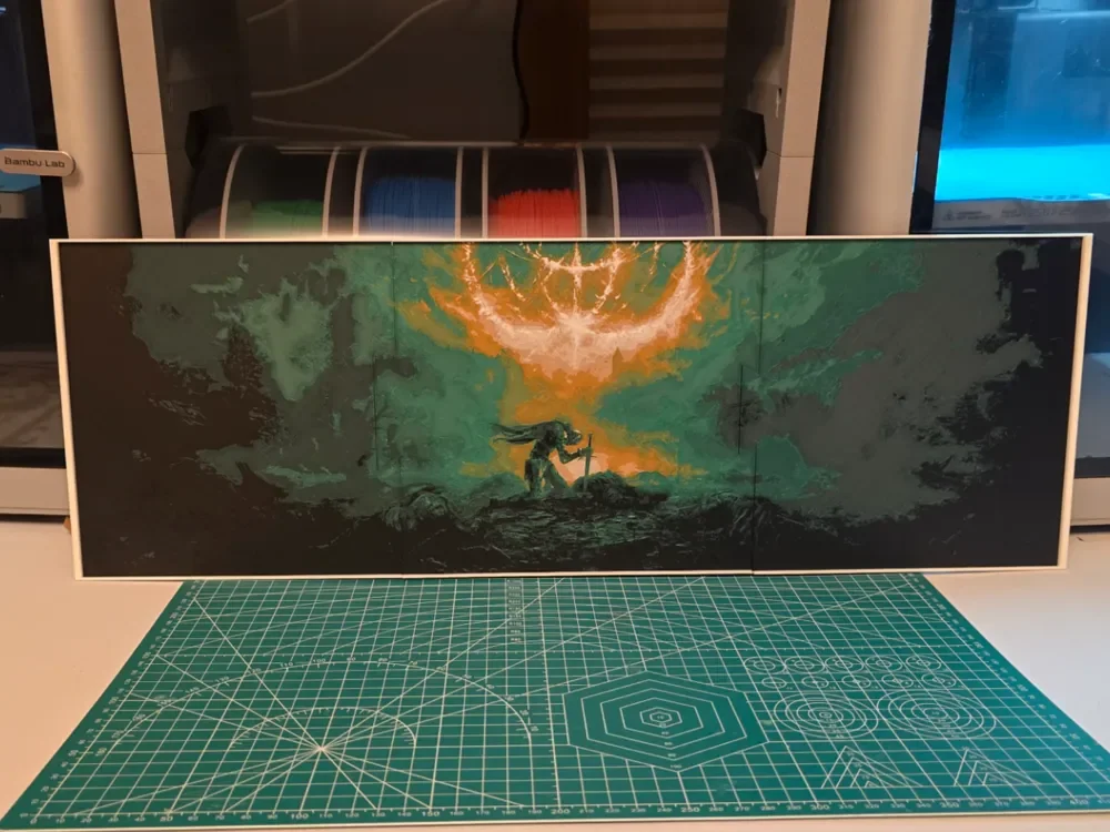 Elden Ring XL Multi Part Poster - Hueforge Art by Lumpy3D HueForge model: Elden Ring XL Multi Part Poster - Hueforge Art by Lumpy3D