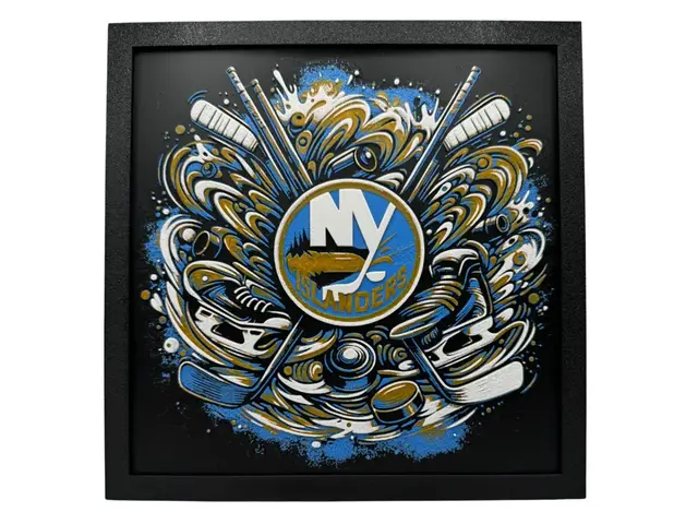 HueForge model: New York Islanders - NHL Hueforge by Canadian Gamer