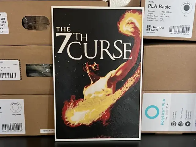 HueForge model: The Seventh Curse Hueforge by Estiv