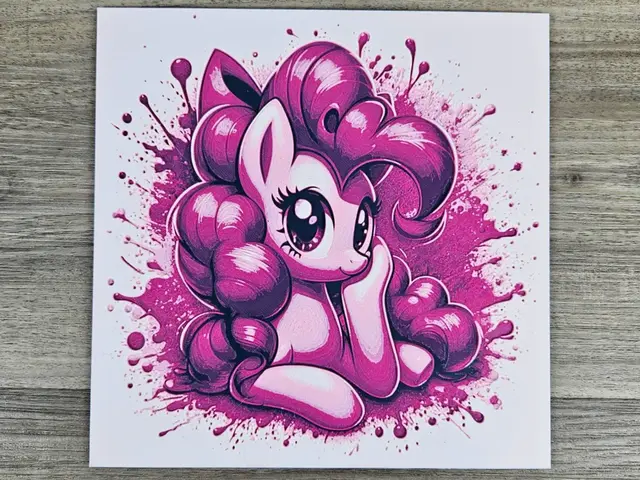 HueForge model: My Little Pony Pinkie Pie by BusyKikiBee