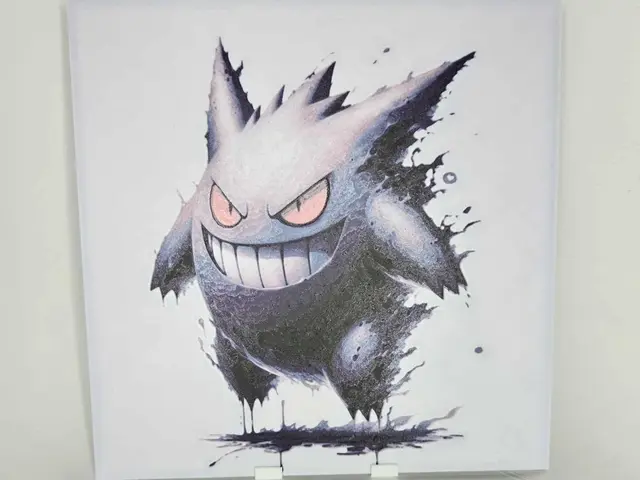 HueForge model: *UPDATED* Graffiti Gengar Hueforge by 3Ree Printing