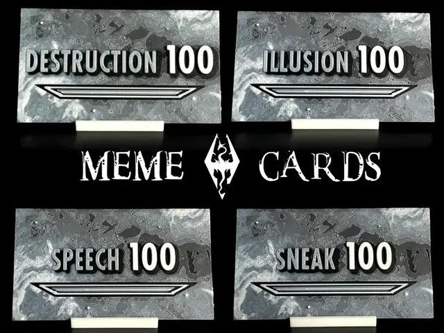 HueForge model: Skyrim Meme - Hueforge Wallet Cards by NiiON