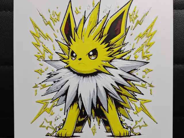 HueForge model: Jolteon by TheHueforgeLady