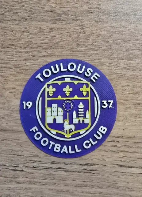 HueForge model: Toulouse Football Club Logo by Kactus Fpv