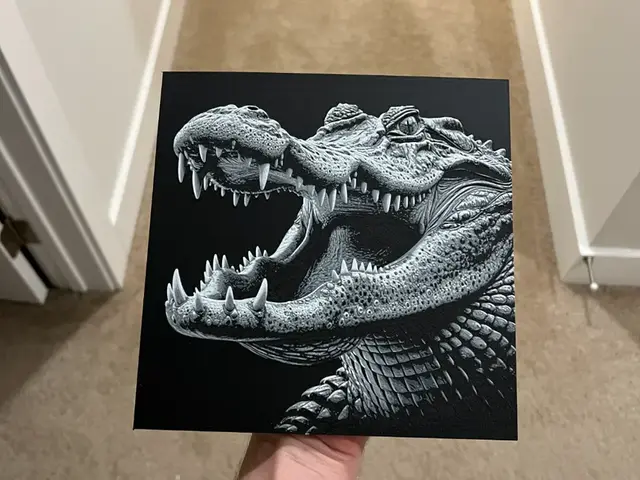 HueForge model: Alligator Hueforge by RP47 Designs