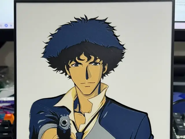 HueForge model: Cowboy Bebop - Spike Spiegel - Hueforge by Strata Prints