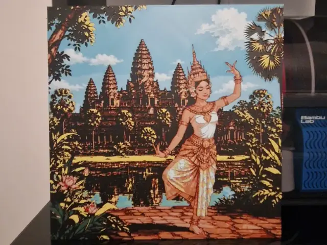 HueForge model: Angkor Wat Hueforge by Dakiren