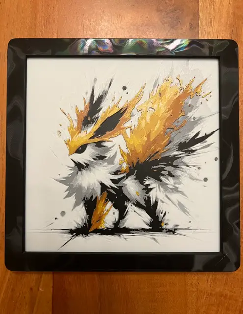 HueForge model: Flareon (6 Color) by JustBe 3D Printing