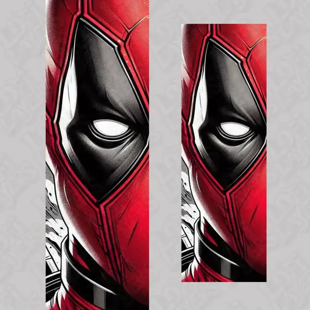 Deadpool Up-Close Bookmark Hueforge