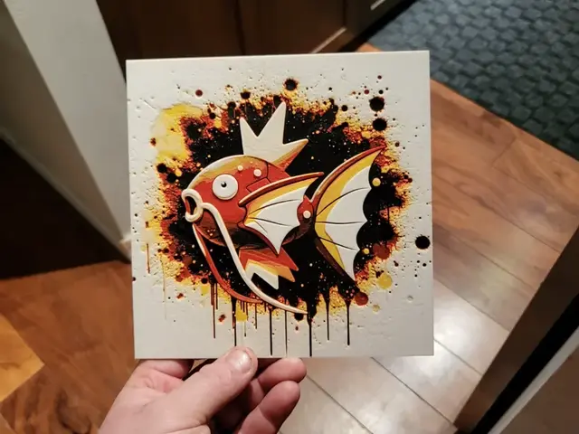 HueForge model: Graffiti Magikarp Hueforge by 3Ree Printing
