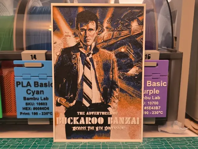 HueForge model: The Adventures of Buckaroo Banzai - Hueforge Art by Lumpy3D