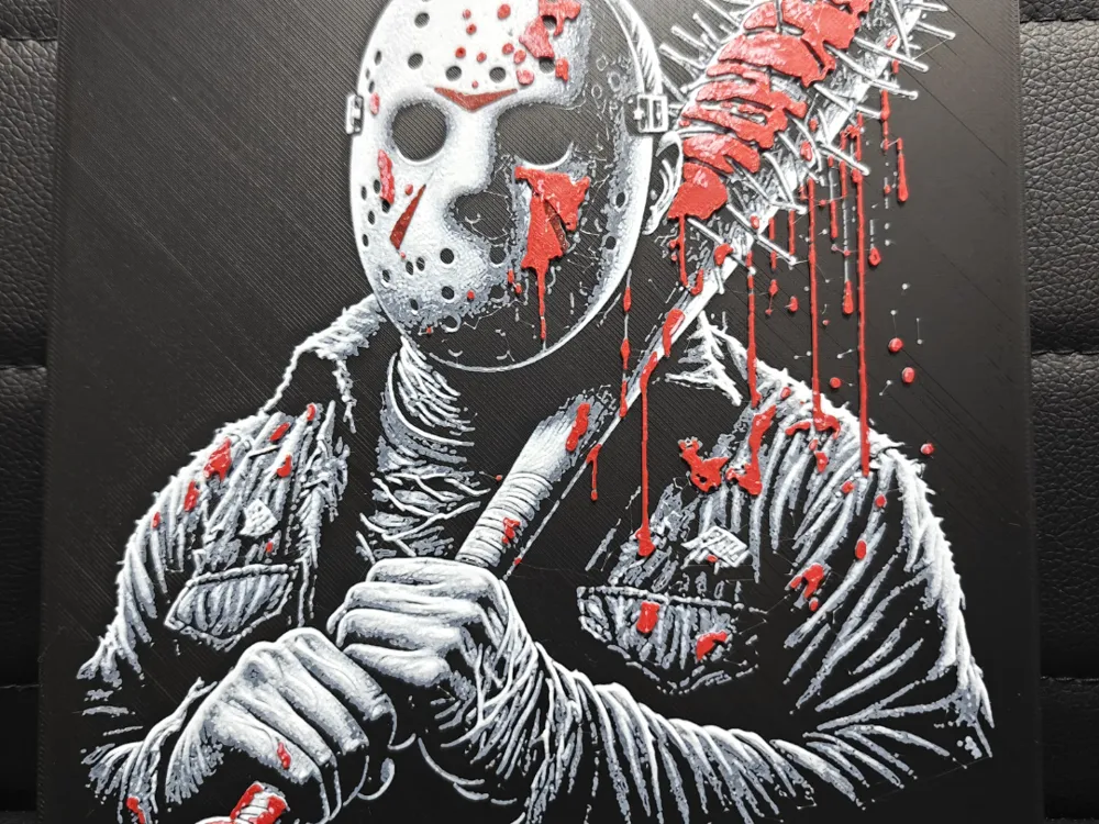 Jason Voorhees Friday The 13th by TheHueforgeLady HueForge model: Jason Voorhees Friday The 13th by TheHueforgeLady