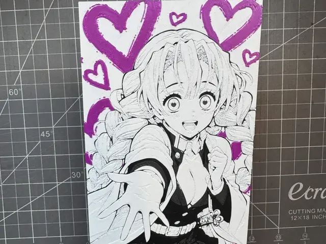 Hueforge of Mitsuri Kanroji From Demon Slayer